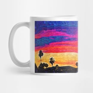 Sunset In The Desert Mug